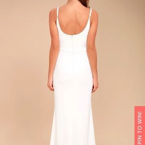 Lulus wedding dress or bridal shower- size small